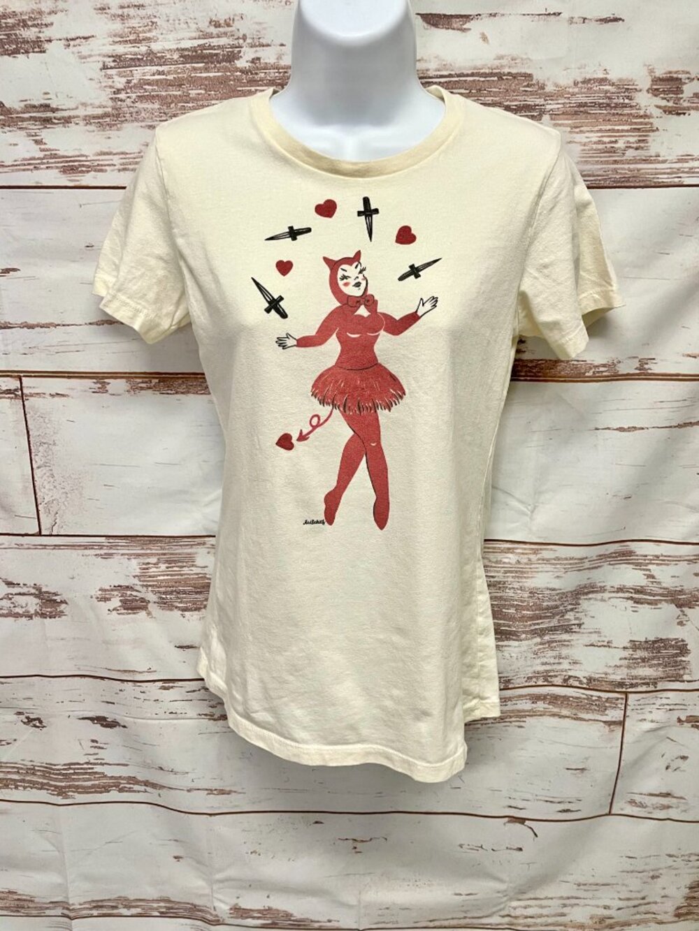 Dagger Devil Fitted Tee by Mischief Made